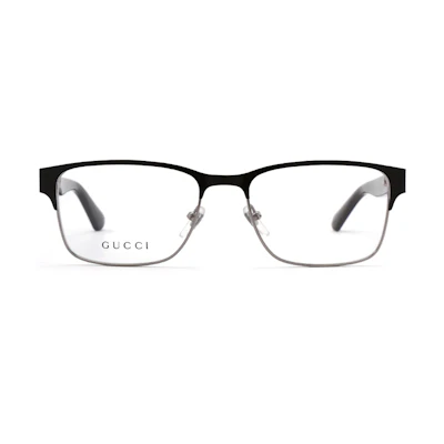 GUCCI Black Thick Frame Optical Glasses Eyewear. GG0750O-001