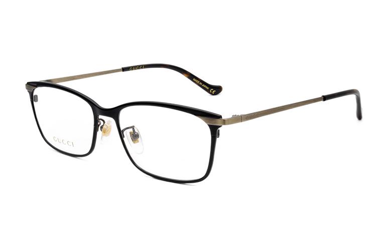 Order GUCCI Black Titanium Square Metal Optical Glasses Frame GG1130OJ-001