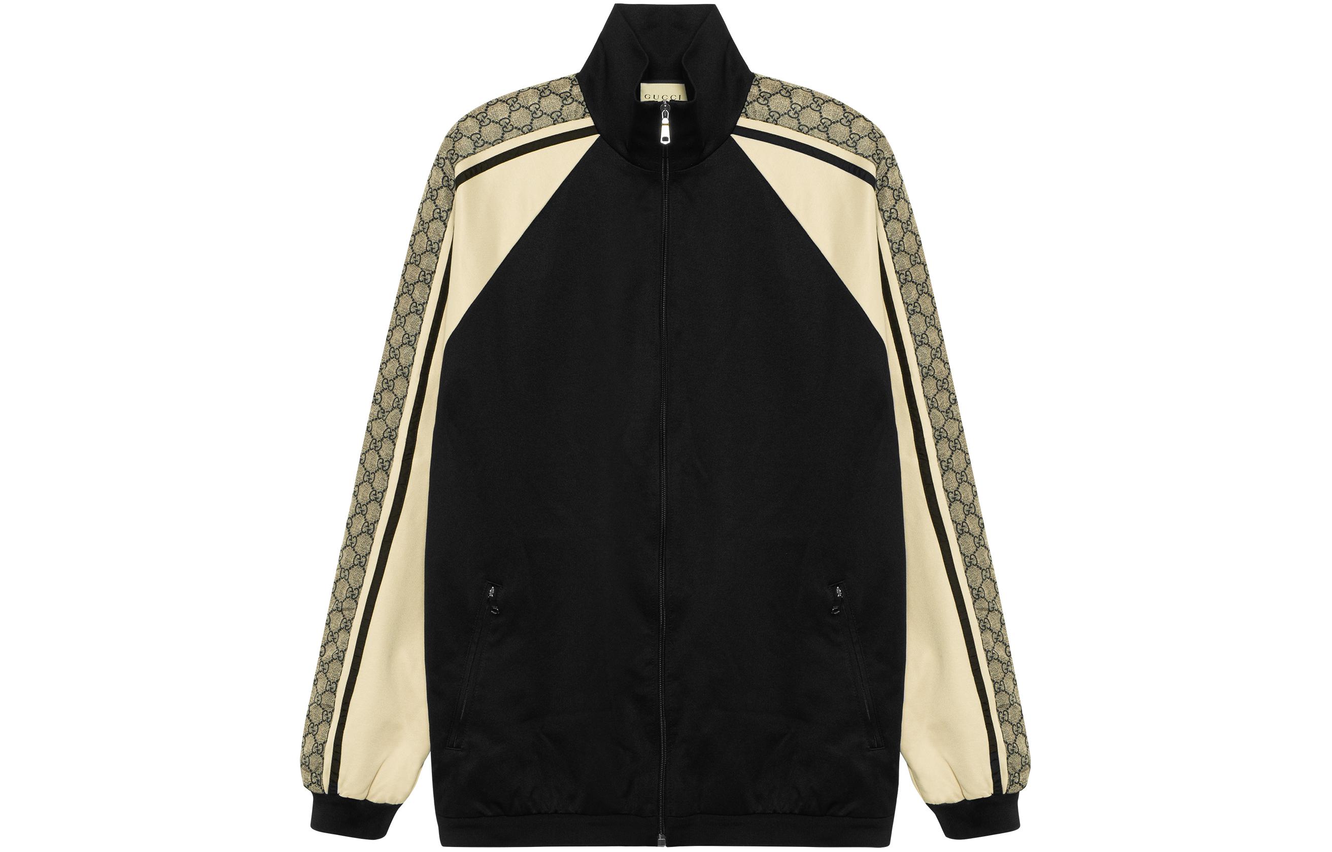 Gucci Black Vintage Patchwork Classic Jacket 545601-XJACZ-1093