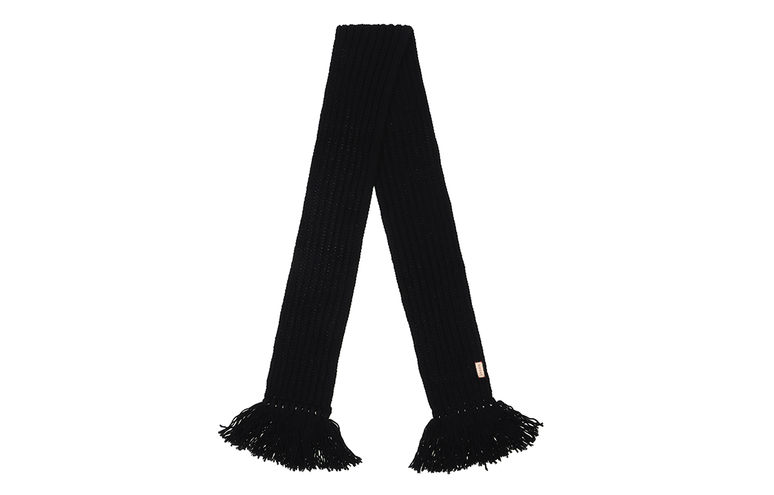 GUCCI Black Wool Knit Scarf Unisex Fashion Casual Couple Style. 652662-3G206-1000 圖 3