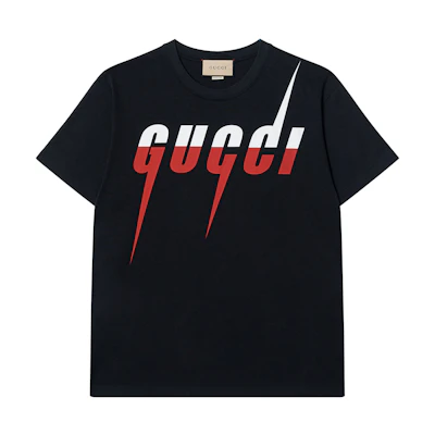 Gucci Blade Print Black T-Shirt 565806-XJAZY-1141