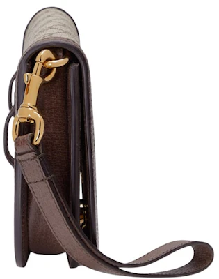 Gucci Blondie 迷你GG Supreme 米色/棕色斜背包 Order Gucci Blondie 迷你GG Supreme 米色/棕色斜背包