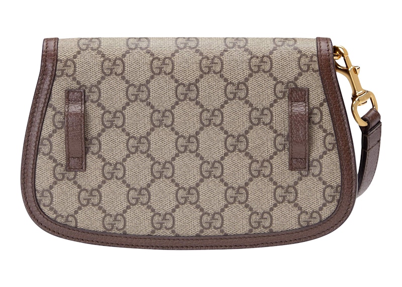 Lookbook Gucci Blondie 迷你GG Supreme 米色/棕色斜背包
