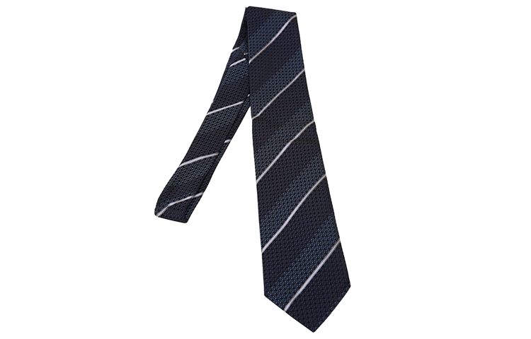 GUCCI Blue and Black GG Logo Pattern Tie - Vintage Collection 386487-4B002-4062 圖 3