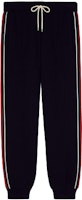 Gucci Blue Contrast Stripe Jogger Knit Sweatpants 673329-XJDUW-4548 Gucci Blue Contrast Stripe Jogger Knit Sweatpants 673329-XJDUW-4548