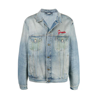 Gucci Blue Denim Jacket with Cat Embroidery 631186-XDBGS-4452
