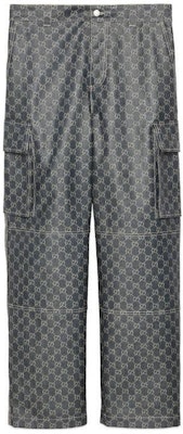 Gucci Biru Seluar Jeans Potongan Lurus Cetakan Double G 771522-XDCTA-4390 Buy Gucci Biru Seluar Jeans Potongan Lurus Cetakan Double G 771522-XDCTA-4390