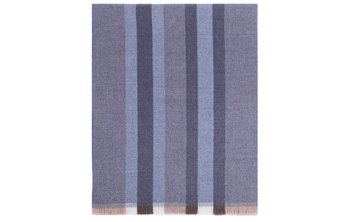 GUCCI Blue Grey Wool Fashion Scarf for Men 387574-4G200-1677 圖 4