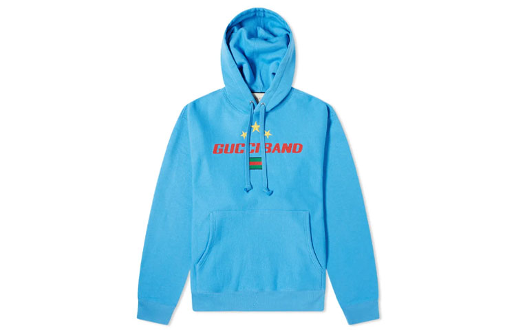 Gucci Blue Letter Logo Hoodie 560502-XJB27-4370