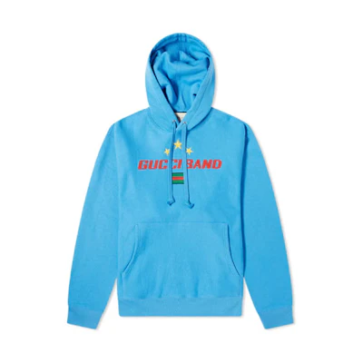 Gucci Blue Letter Logo Hoodie 560502-XJB27-4370