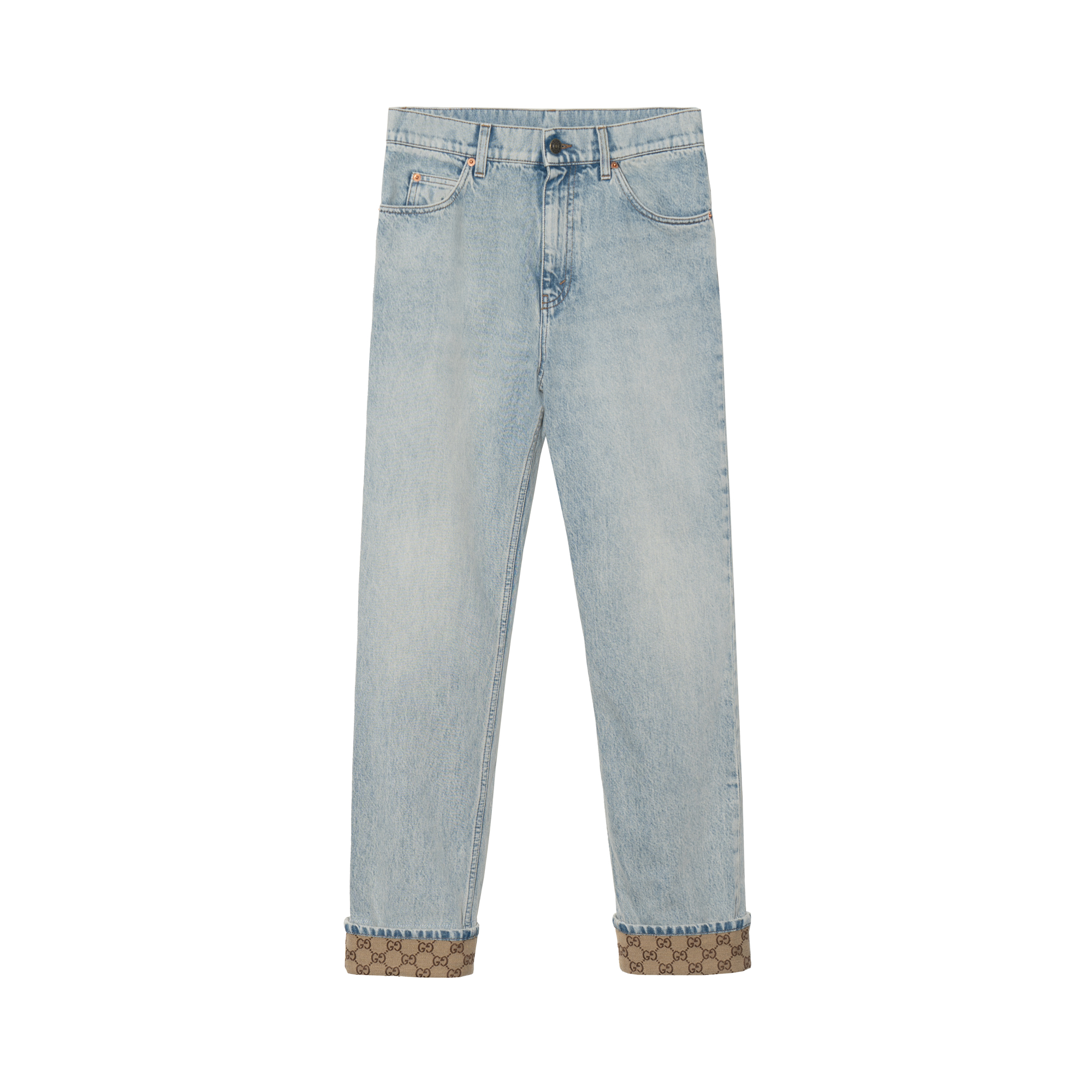 Gucci Blue Letter Zip Pocket Jeans SS24 774078-XDCTN-4452