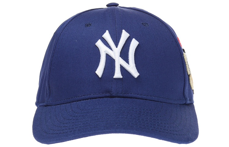 GUCCI Blue Logo Embroidered Butterfly Patch Baseball Cap Unisex. 538565-4HE20-4300