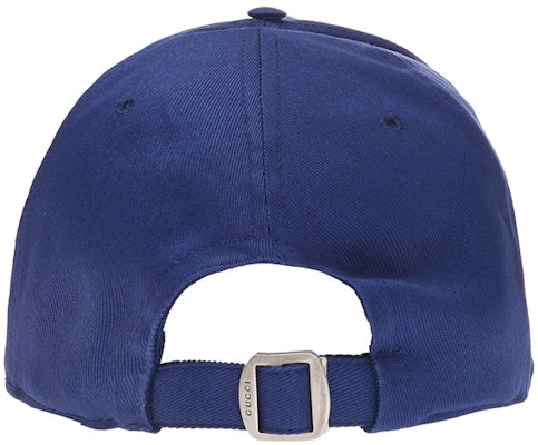 GUCCI 藍色刺繡蝴蝶補丁棒球帽 男女通用. 538565-4HE20-4300 Details for GUCCI 藍色刺繡蝴蝶補丁棒球帽 男女通用. 538565-4HE20-4300