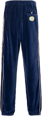 Pantalones Jogger de Punto Suelto con Logo Azul de Gucci 574097-XJA6U-4541 Buy Pantalones Jogger de Punto Suelto con Logo Azul de Gucci 574097-XJA6U-4541