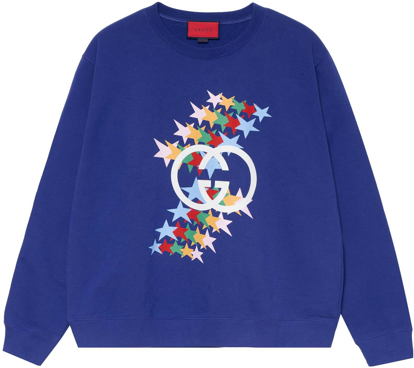 gucci-blue-logo-star-print-crewneck-sweatshirt-626990-xjdnk-4120