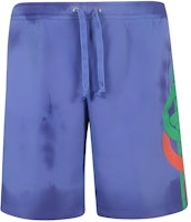 Gucci Blue Loose Fit Logo Print Drawstring Casual Shorts 536557-XJA46-4804 Gucci Blue Loose Fit Logo Print Drawstring Casual Shorts 536557-XJA46-4804