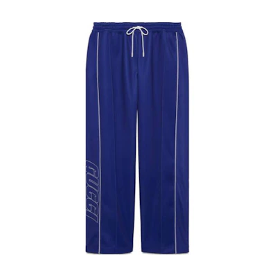 Gucci Blue Neoprene Wide Leg Jogging Pant 768484-XJF38-4447