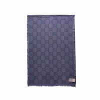 GUCCI Blue Patchwork Wool Scarf for Men - Blue. 7551344GAG14163 GUCCI Blue Patchwork Wool Scarf for Men - Blue. 7551344GAG14163