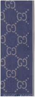 Order GUCCI 藍色拼接羊毛圍巾 男士款 - 藍色 7551344GAG14163