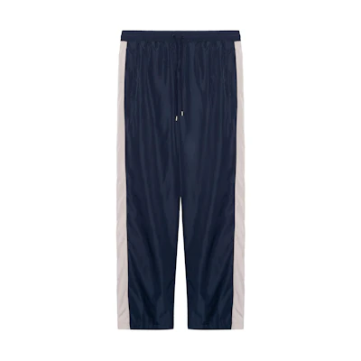 Gucci Blue Side Striped Logo Print Jogger Sweatpants FW22 693026-XJEDC-4622