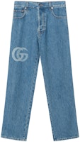 Gucci Blue Slim-Fit Logo Mid-Rise Skinny Jeans 815642-XDC6W-4492 Gucci Blue Slim-Fit Logo Mid-Rise Skinny Jeans 815642-XDC6W-4492