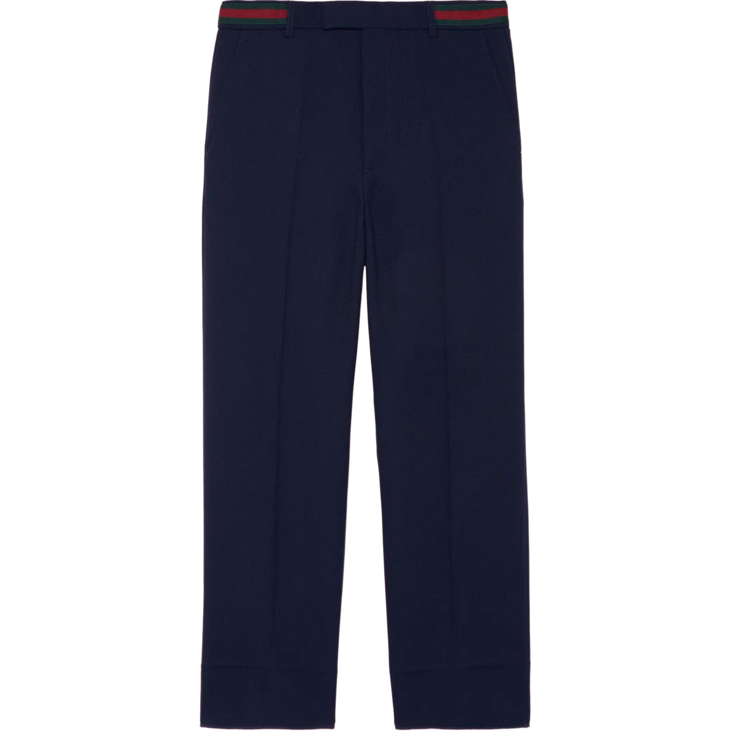 Gucci Blue Straight-Fit Stretch Casual Pants 751788Z798C4225