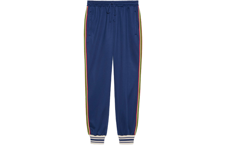 Gucci Blue Striped Jogger Sweatpants 650041-XJC5O-4030