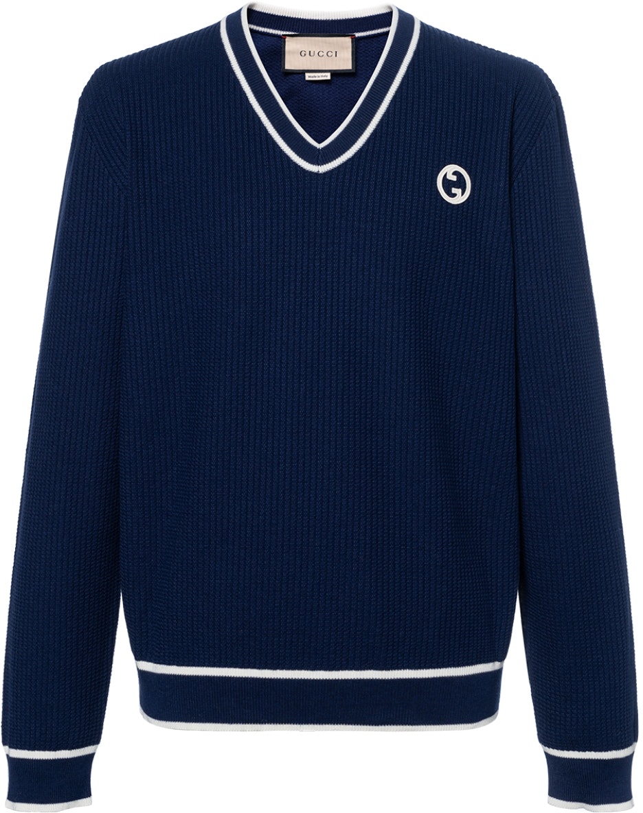 gucci-blue-striped-logo-v-neck-knit-sweater-ss-23-740655-xkc-6-m-4492