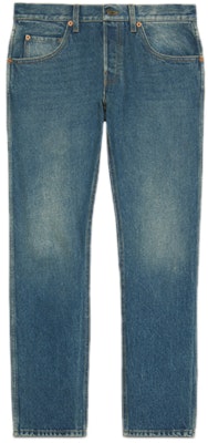 구찌 블루 워시드 마블 테이퍼드 진 408637-XDBBQ-4011 Buy 구찌 블루 워시드 마블 테이퍼드 진 408637-XDBBQ-4011