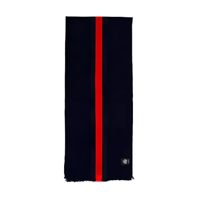 GUCCI Blue Wool Cashmere Silk Tassel Scarf 475513-4G487-4068