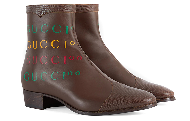 Order Boot Gucci '100th Anniversary Coklat' 681619-1DX20-2590