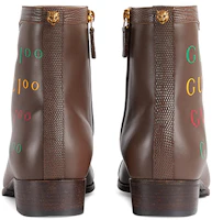 Shop 古馳 GUCCI 100週年 短靴 棕