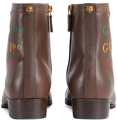 Gucci Boot '100th Anniversary Brown' 681619-1DX20-2590 Shop Gucci Boot '100th Anniversary Brown' 681619-1DX20-2590