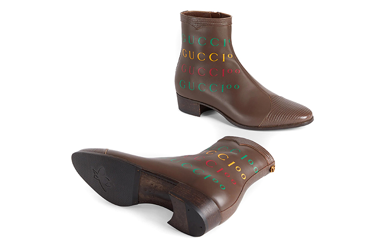 Purchase Boot Gucci '100th Anniversary Coklat' 681619-1DX20-2590
