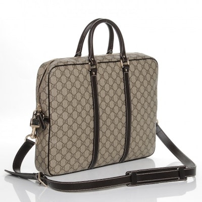 Gucci Briefcase GG Supreme Large Brown Order Gucci Briefcase GG Supreme Large Brown