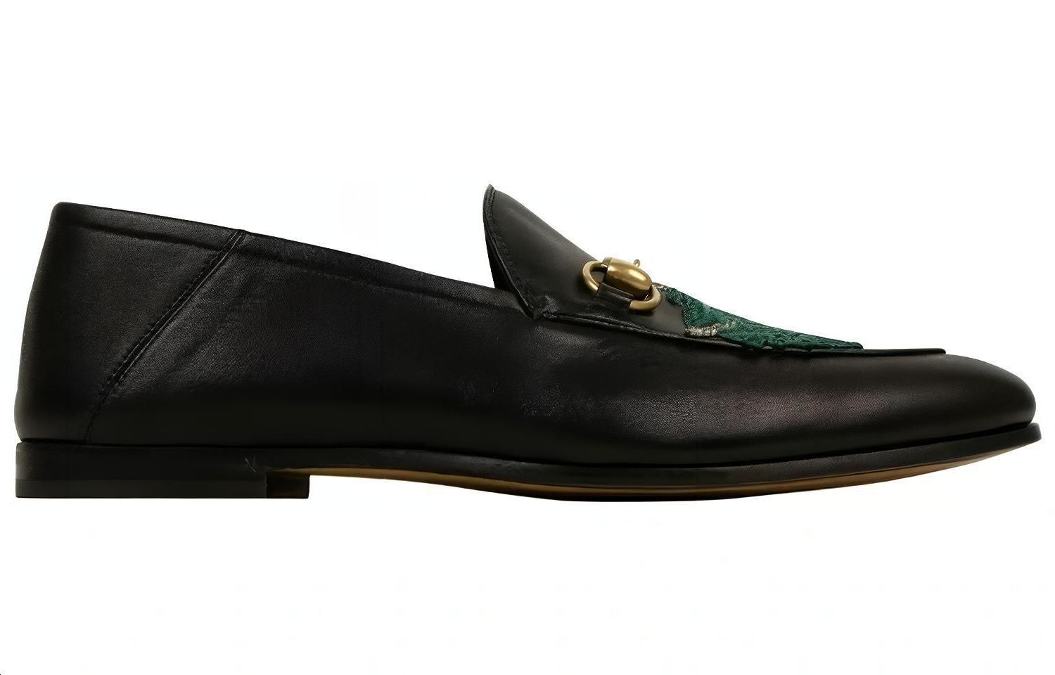 Order Gucci Brixton Bobcat Horsebit Accent Leren Loafers ''Zwart'' 523839-DLC00-1000