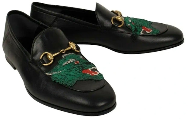 Gucci Brixton Bobcat Loafer Hiasan Horsebit 'Hitam' 523839-DLC00-1000 Lookbook Gucci Brixton Bobcat Loafer Hiasan Horsebit 'Hitam' 523839-DLC00-1000
