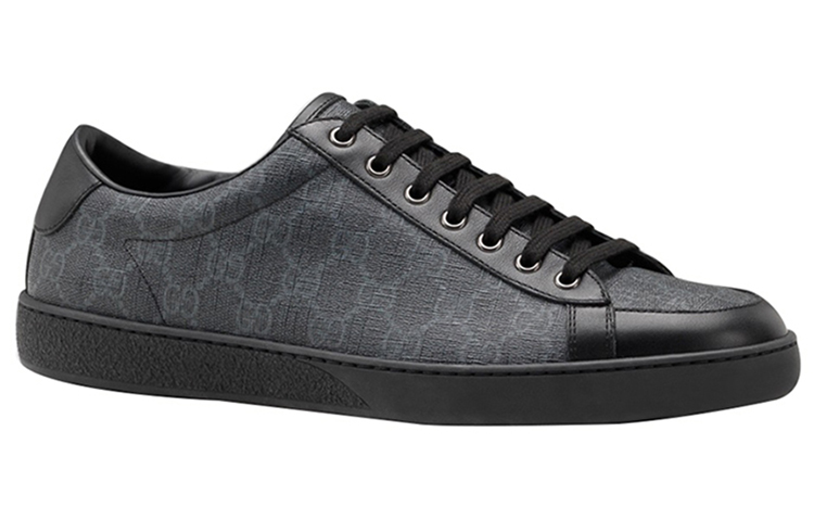 Gucci Brooklyn GG Supreme Low 'Black Grey' 圖 2