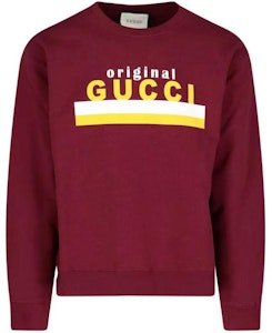 Gucci 棕紅色針織Logo印花毛衣 626990-XJCOR-6417 Buy Gucci 棕紅色針織Logo印花毛衣 626990-XJCOR-6417