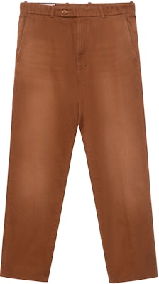 Gucci Brown Cotton Logo Patch Straight-Leg Pants SS23 705867-ZALUF-2543 Buy Gucci Brown Cotton Logo Patch Straight-Leg Pants SS23 705867-ZALUF-2543