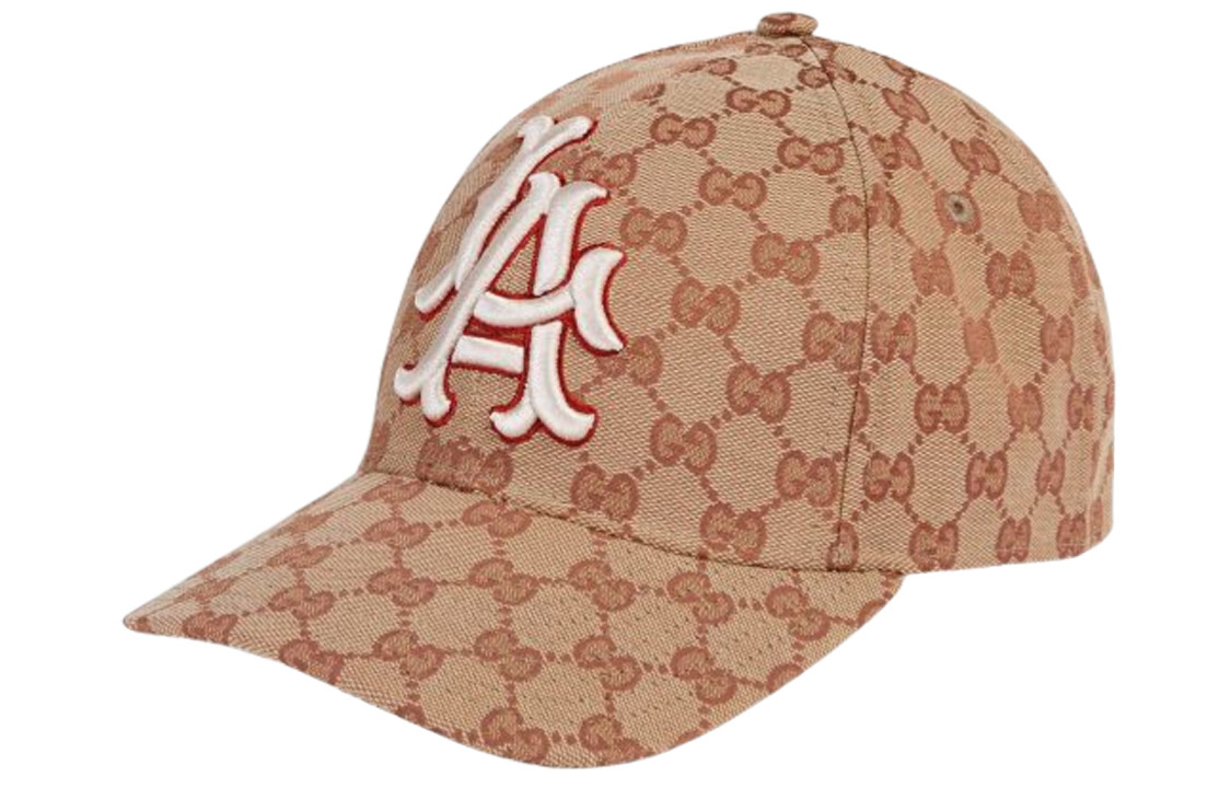 GUCCI Brown LA Angels™ Patch Baseball Cap 539827-4HF16-8300