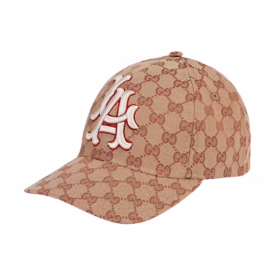 GUCCI Brown LA Angels™ Patch Baseball Cap 539827-4HF16-8300