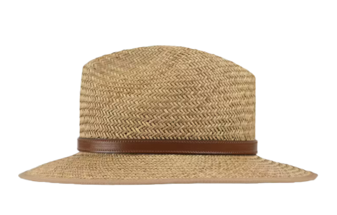 Lookbook GUCCI Topi Kulit Coklat Horsebit Unisex. 656516-3HAEI-9264