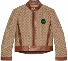 Gucci Brown Logo Print Zip-Up Jacket 676489-Z8ATV-2190 Gucci Brown Logo Print Zip-Up Jacket 676489-Z8ATV-2190
