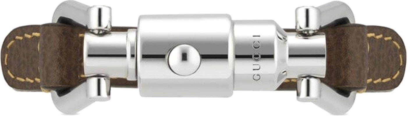 Pulsera Metálica Marrón GUCCI con Logo Grabado para Hombre. 759957-IAADV-8489 Lookbook Pulsera Metálica Marrón GUCCI con Logo Grabado para Hombre. 759957-IAADV-8489