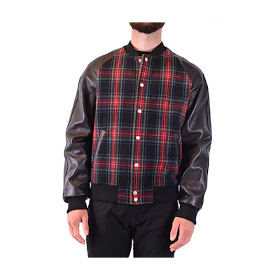 Gucci Brown Plaid Patchwork Single-Breasted Jacket 427449-Z521C-1145