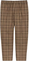 Gucci Brown SS24 Plaid Mid-Rise Trousers with Double G Pattern 770688-ZAOWN-2337 Gucci Brown SS24 Plaid Mid-Rise Trousers with Double G Pattern 770688-ZAOWN-2337