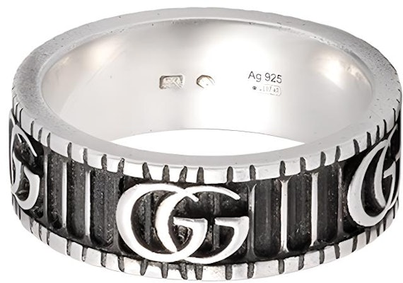 Gucci Burrells Marmont Aged Silver Ring Unisex - Silver 925 YBC551899001 Buy Gucci Burrells Marmont Aged Silver Ring Unisex - Silver 925 YBC551899001