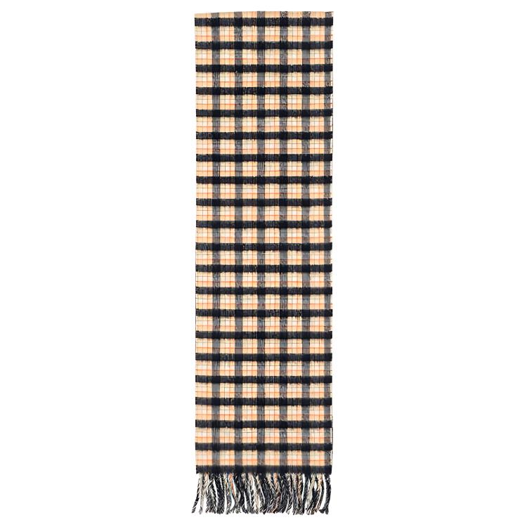 GUCCI Business Korean Style Wool Scarf Unisex Couple Black 597527-4G200-4076