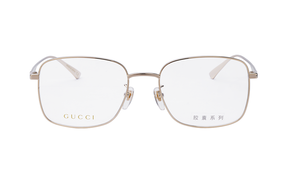 GUCCI Business Optical Eyewear Frame for Men - Gold Metal Square Frames GG0869OA-002 圖 3